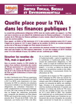Quelle place pour la TVA dans les finances publiques